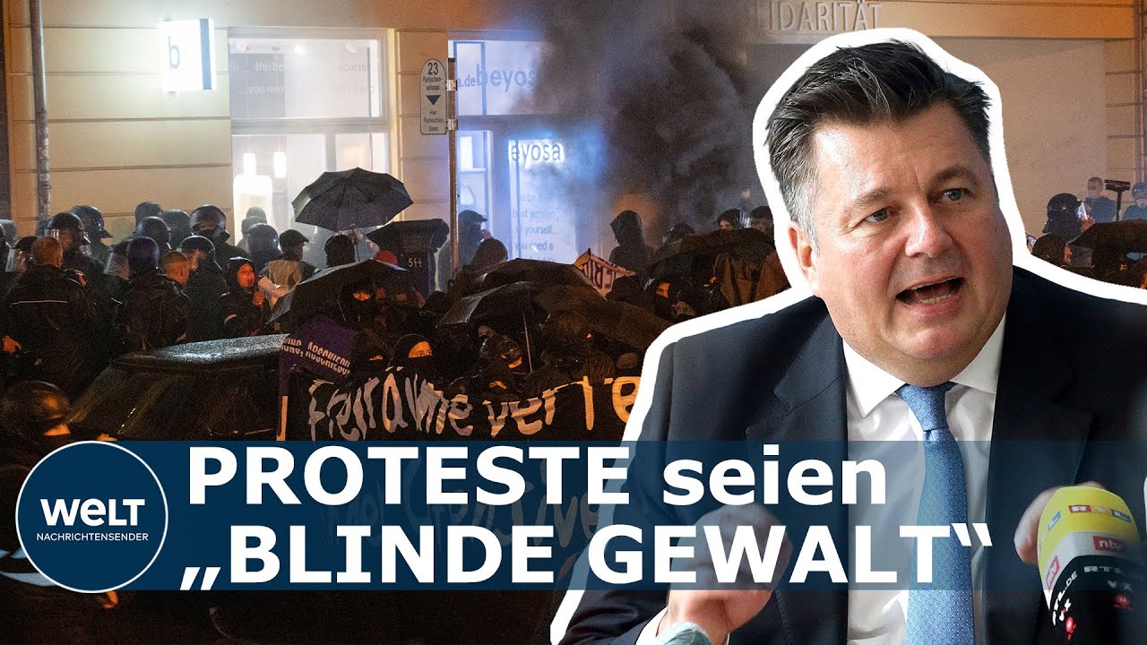 AUSSCHREITUNGEN IN BERLIN: R&auml;umung von 