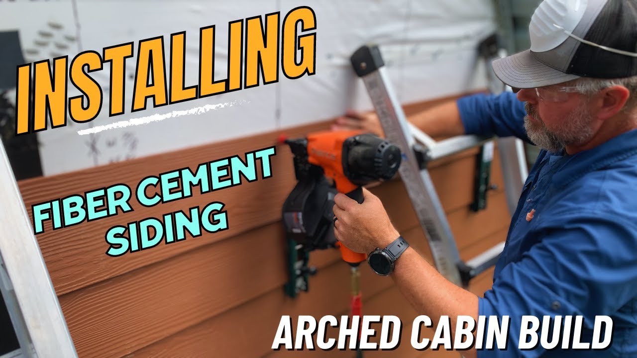 Installing Fiber Cement Siding on the Arched Cabin | #homestead #archedcabin #Idaho