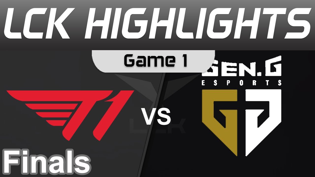 T1 vs GEN Highlights Game 1 Finals LCK Spring Playoffs 2022 T1 vs Gen G by Onivia