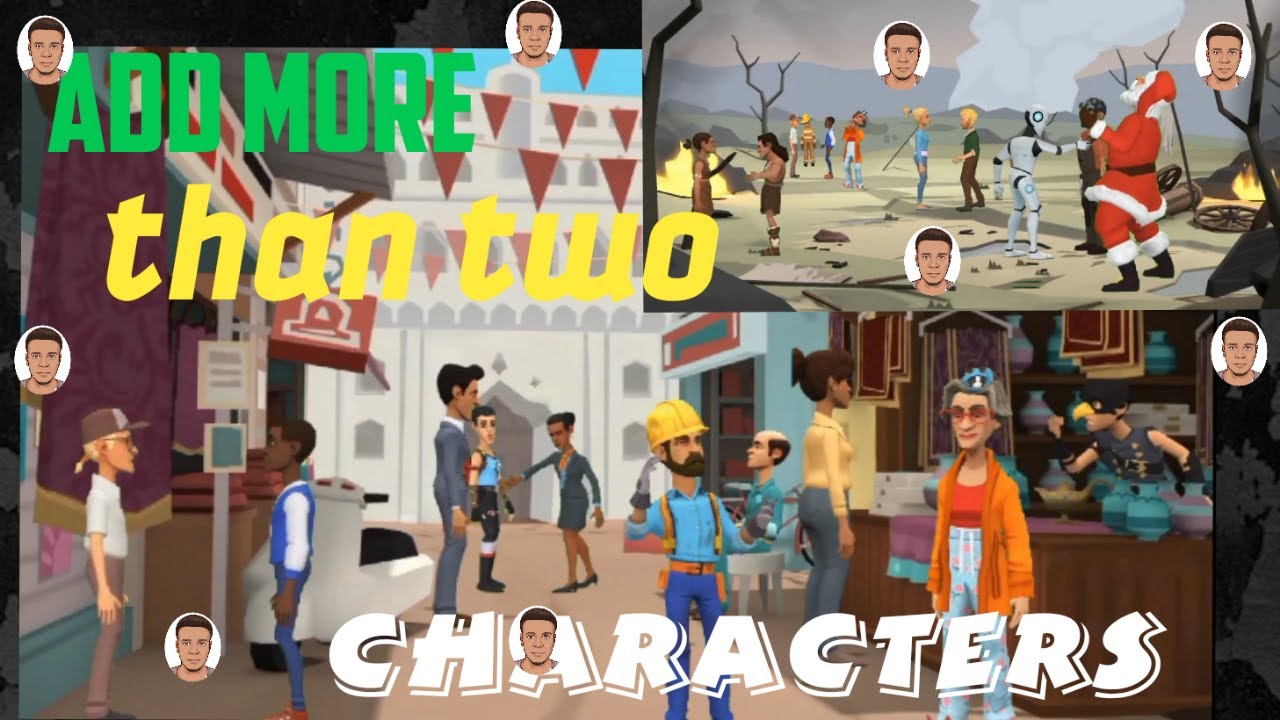 How to Add more than two characters in plotagon scenes. Simple and easy 2022.