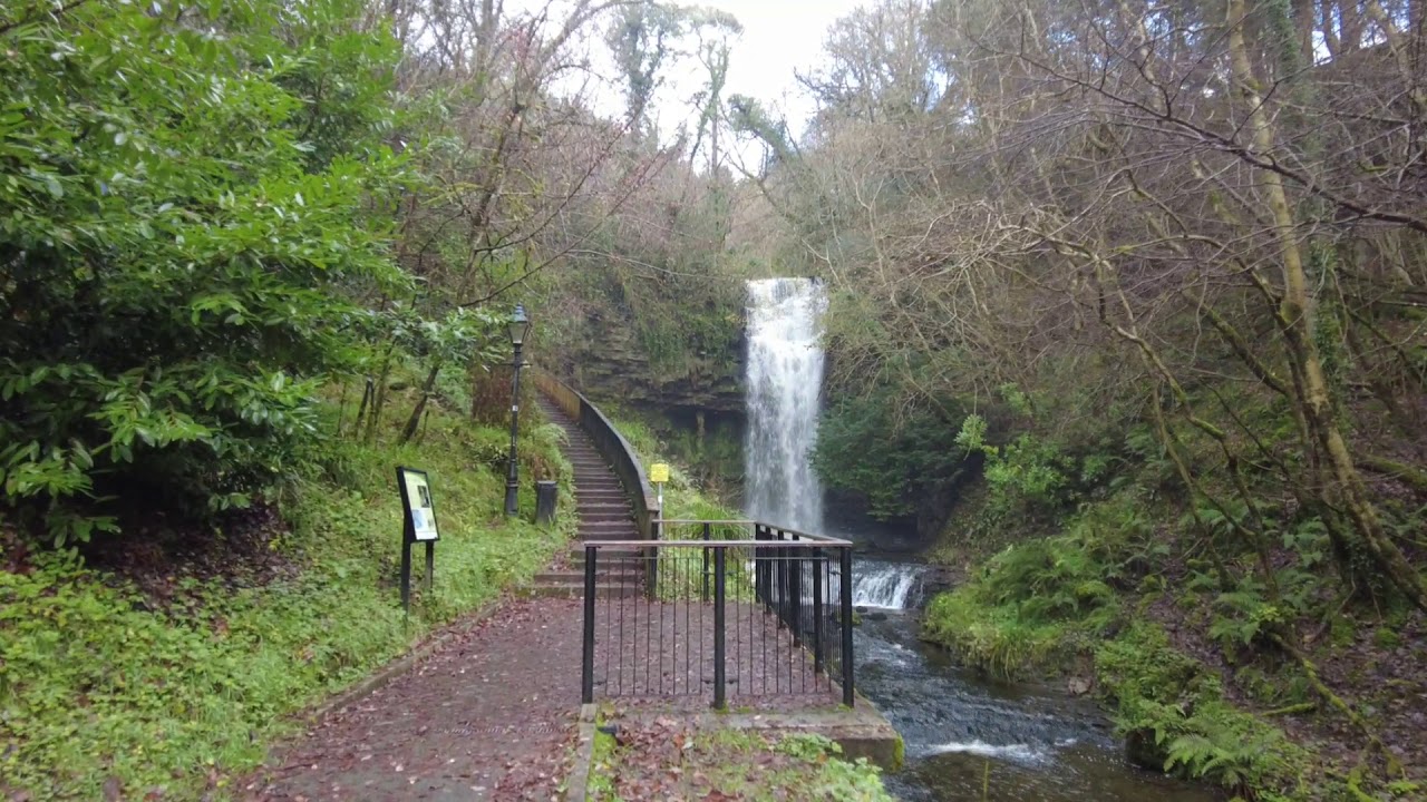 Ireland  Glencar waterfall
