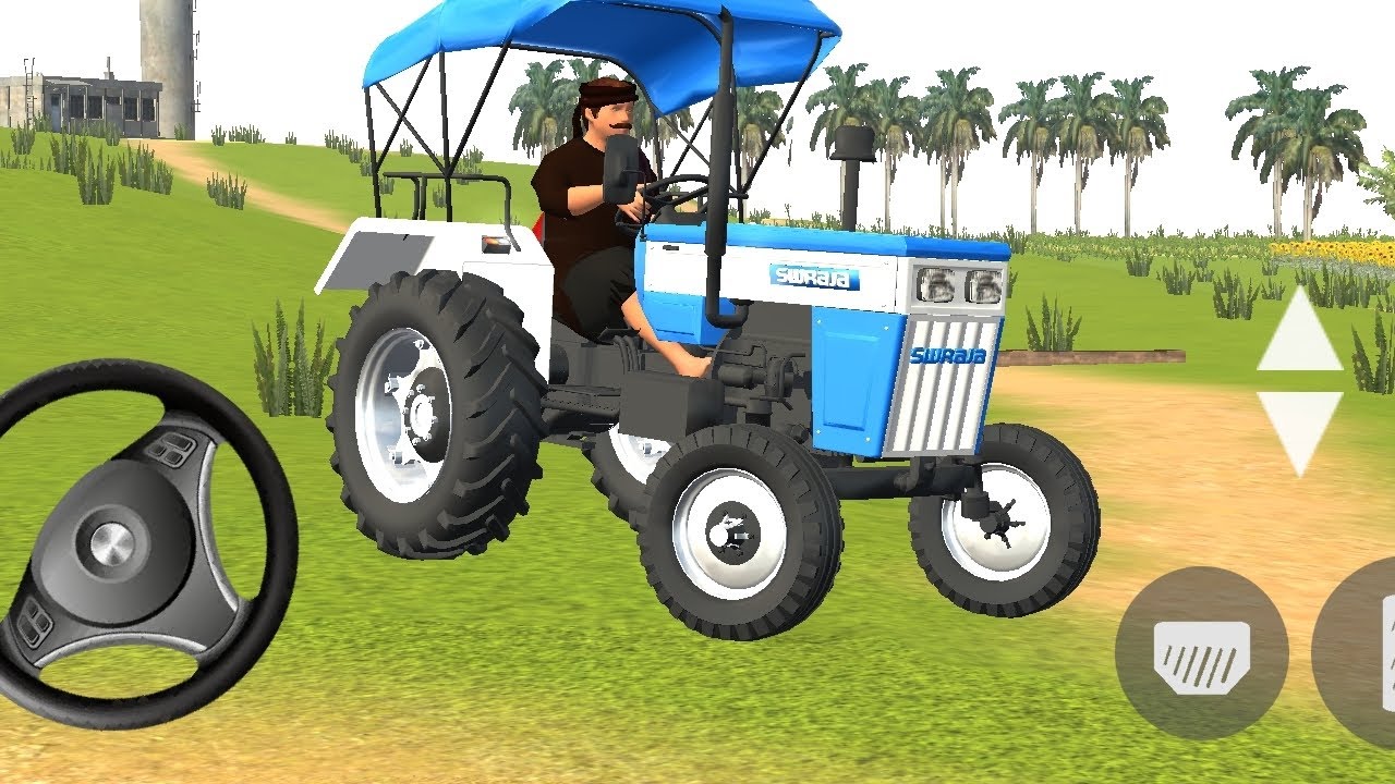 TRANSPORTING tractor driving 3d #fs22 Swaraj tractor Offroding Farm Android gameplay #gta5 #gtav