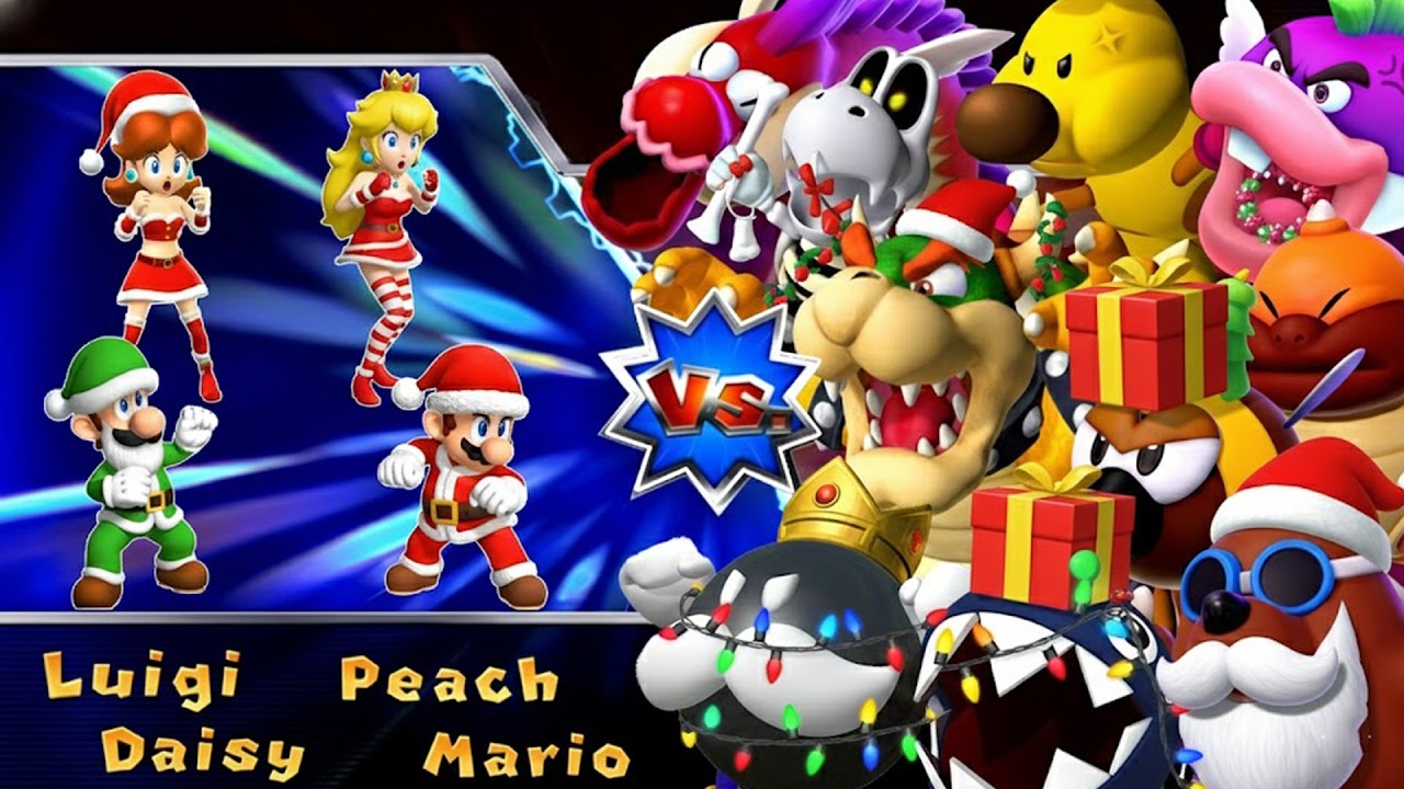 Mario Party 9 Boss Rush - Mario VS Peach VS Luigi VS Daisy (Master CPU)