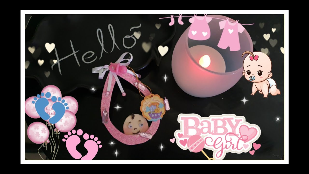 COMO HACER RECUERDO BABY SHOWER ROSA