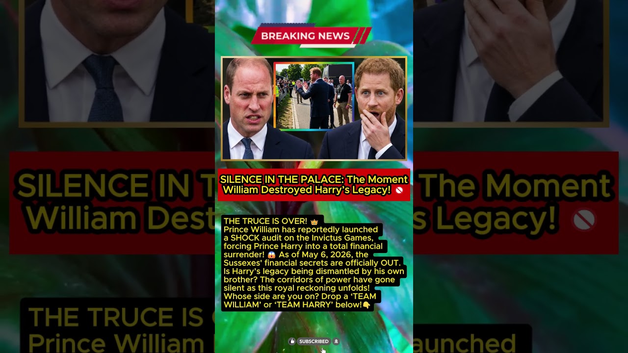 EXPOSED: Why William Just Took Control Of Harry&rsquo;s Financial Secrets! 👑