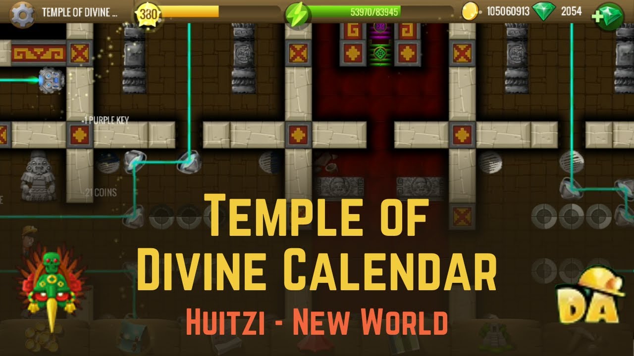 Temple of Divine Calendar - #11 Huitzi - Diggy's Adventure