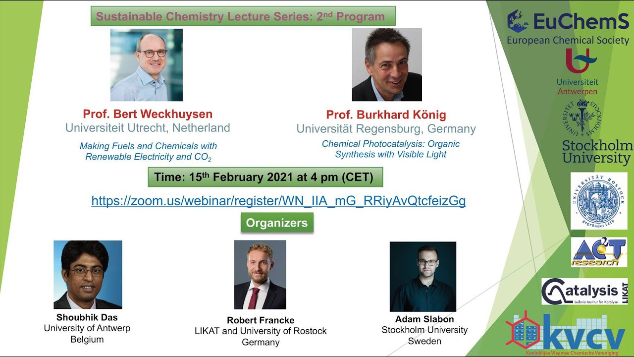2021-02-15 Sustainable Chemistry Lectures