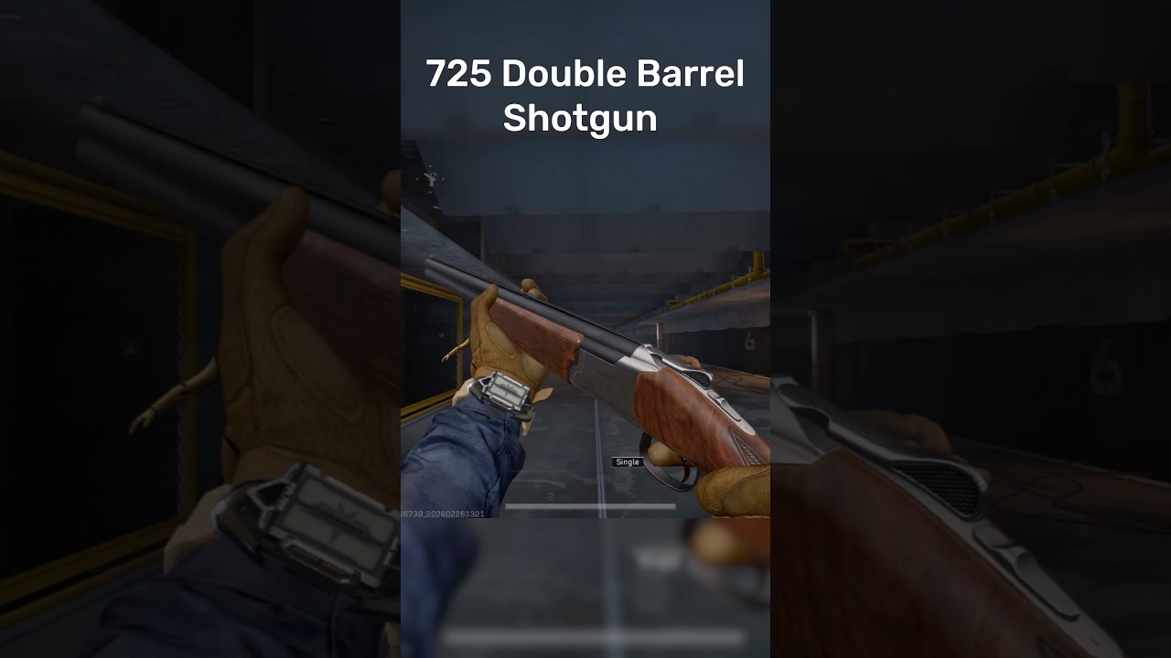 725 Double Barrel Shotgun animation in Delta Force Mobile