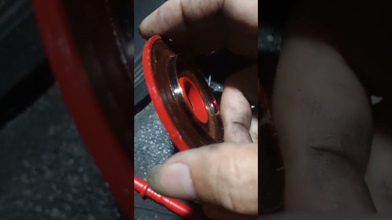 Fazendo manutenção caixa Pezodal 3 vias , senti algo diferente no som .