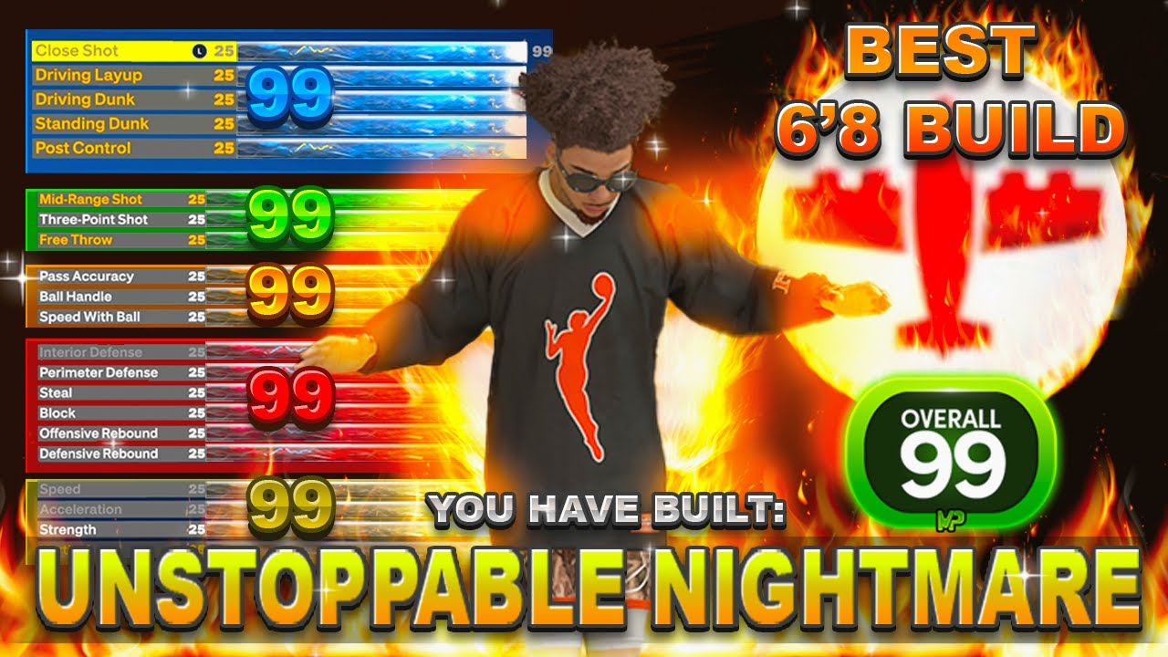 This META build gives defenses NIGHTMARES in NBA2K26... (UNSTOPPABLE 6'8 DEMIGOD BUILD)