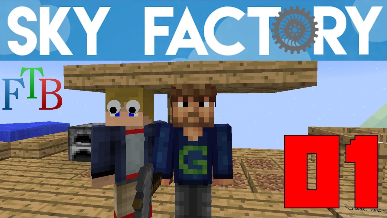 Ep 01 / Wood Age / Sky Factory 3.0 / FTB / Minecraft / Tutorial