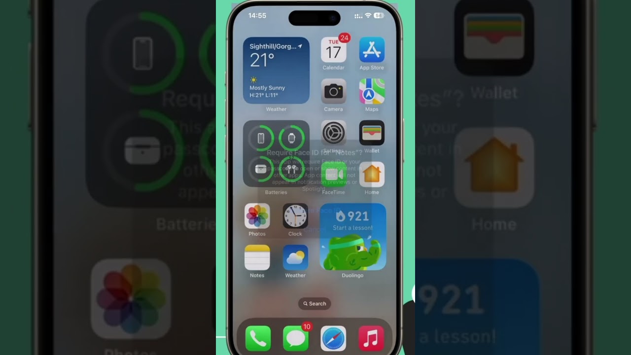 Блокировка приложений на iPhone в iOS 18 #iphone #советы