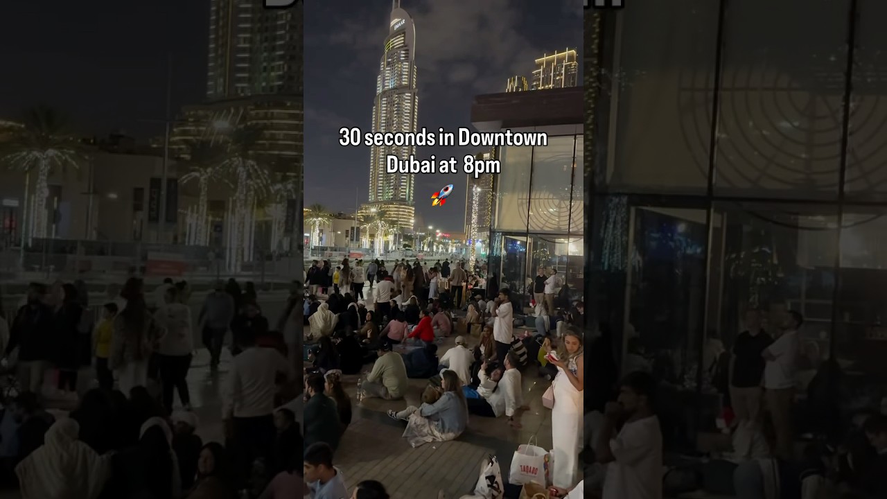 Dubai After Missile Alert &ndash; Stay Safe & Take Shelter 🇦🇪