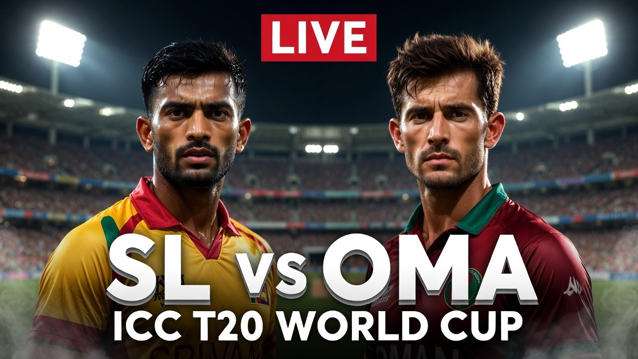 SL vs OMAN LIVE 🔥 | ICC T20 World Cup 2026 | Sri Lanka vs Oman Live Match Today | #t20worldcup