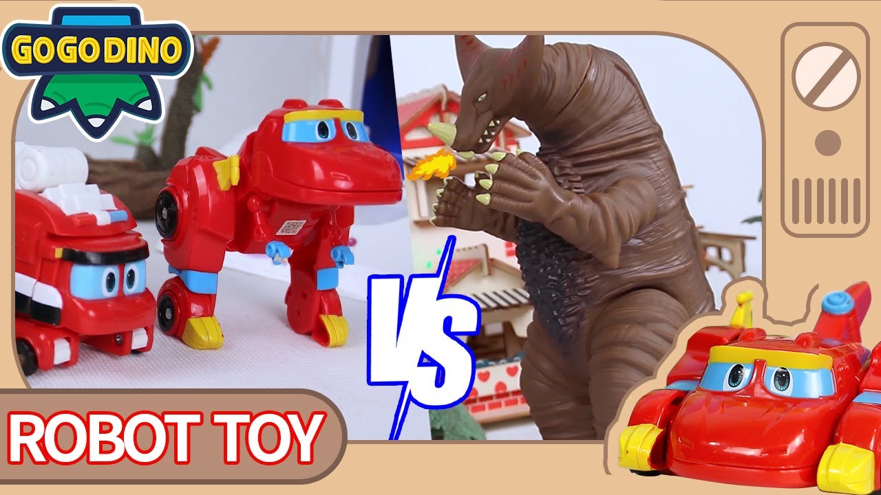 【GOGODINO Toys】31 Dino Explorers vs. Gomora | Robot Toy | Kids Toy Play |Dinosaurs for Kids |Cartoon