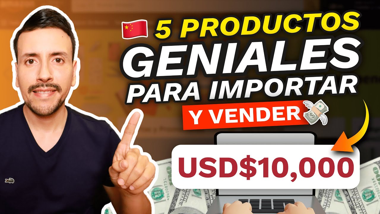 5 PRODUCTOS GANADORES para COMPRAR BARATO en CHINA y VENDER CARO 💸