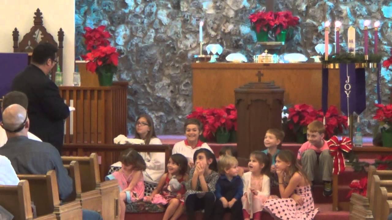 Children's Message 22 December 2013