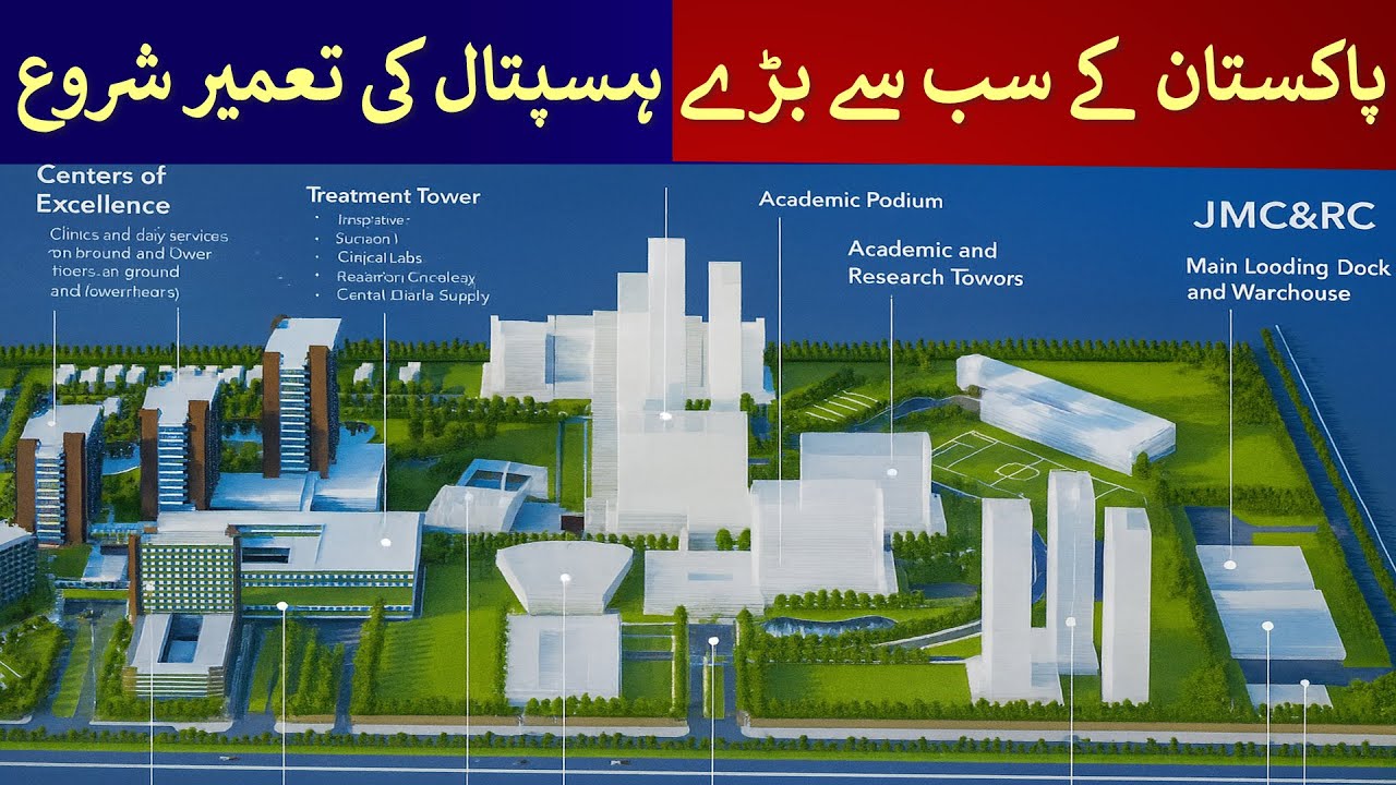 Pakistan's Largest Hospital Construction started.