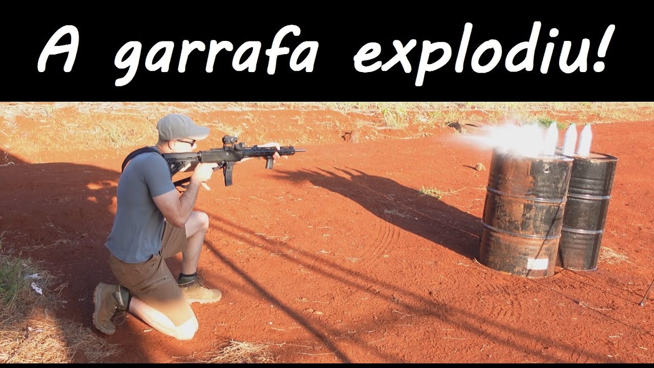 Esse é o poder de um .22lr - Transfixou todas??