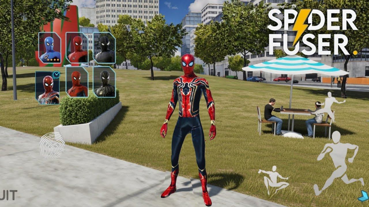 i made Iron Spider MCU in SPIDER-FUSER (Spiderman No Way Home)