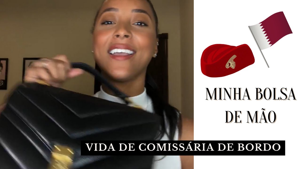 O que tem na bolsa de uma Comissária de Bordo? | Paola Dantas