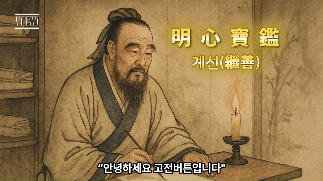 💡명심보감1💡 계선편 제1화(1–24조)繼善之法, 心安之術, 명심보감 계선, 명심보감 계선 해설 #오디오북 #명언 #성찰