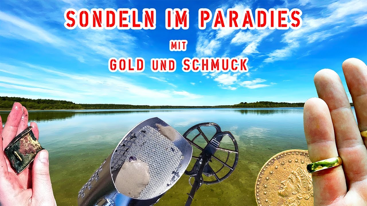 SONDELN im Wasser bringt GOLD und KOPPELSCHLOSS(WW2)!! (Schatzsuche mit Metalldetektor)