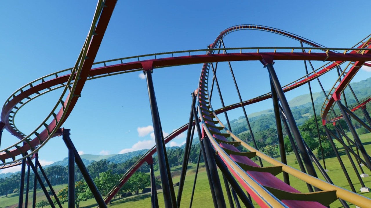 Wing Coaster Onride Planet Coaster 2 (made by Raph) [POV]
