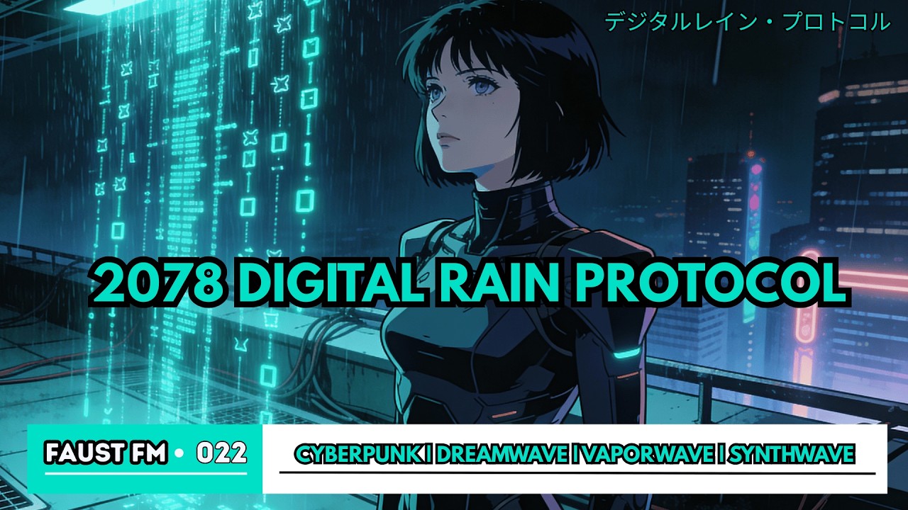 2078 DIGITAL RAIN PROTOCOL // Synthwave, Vaporwave, Cyberpunk, Chillwave, Retrowave, Dreamwave