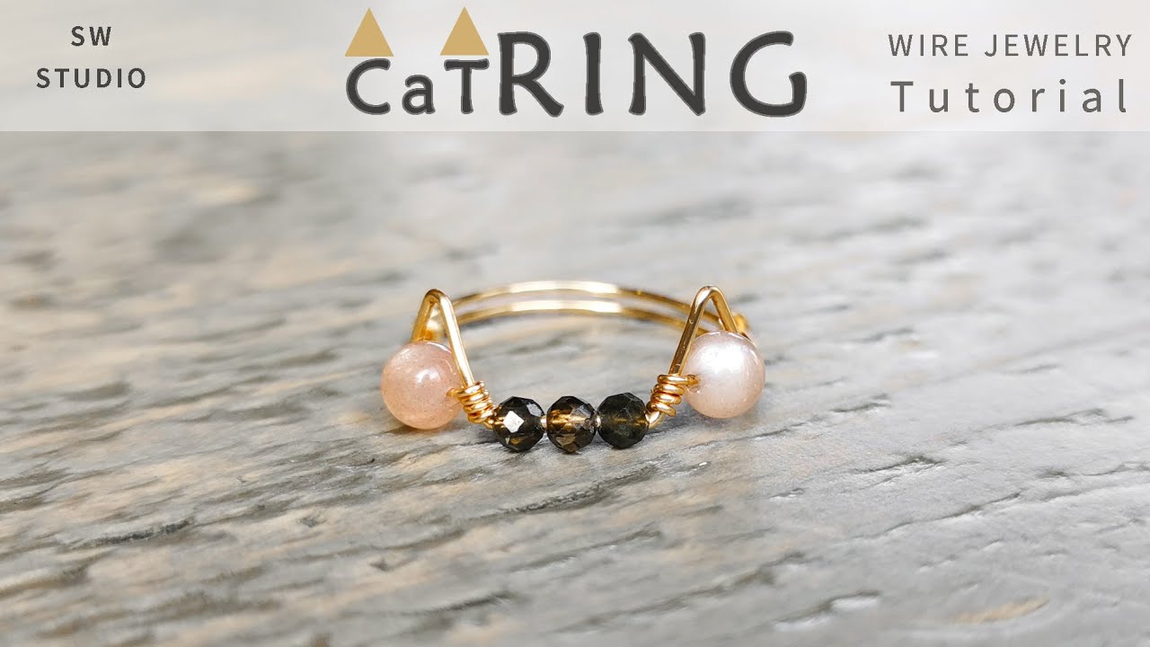 Cute CAT RING / Easy Ring / Wire Wrap Ring Tutorial / DIY Jewelry / DIY Accessories