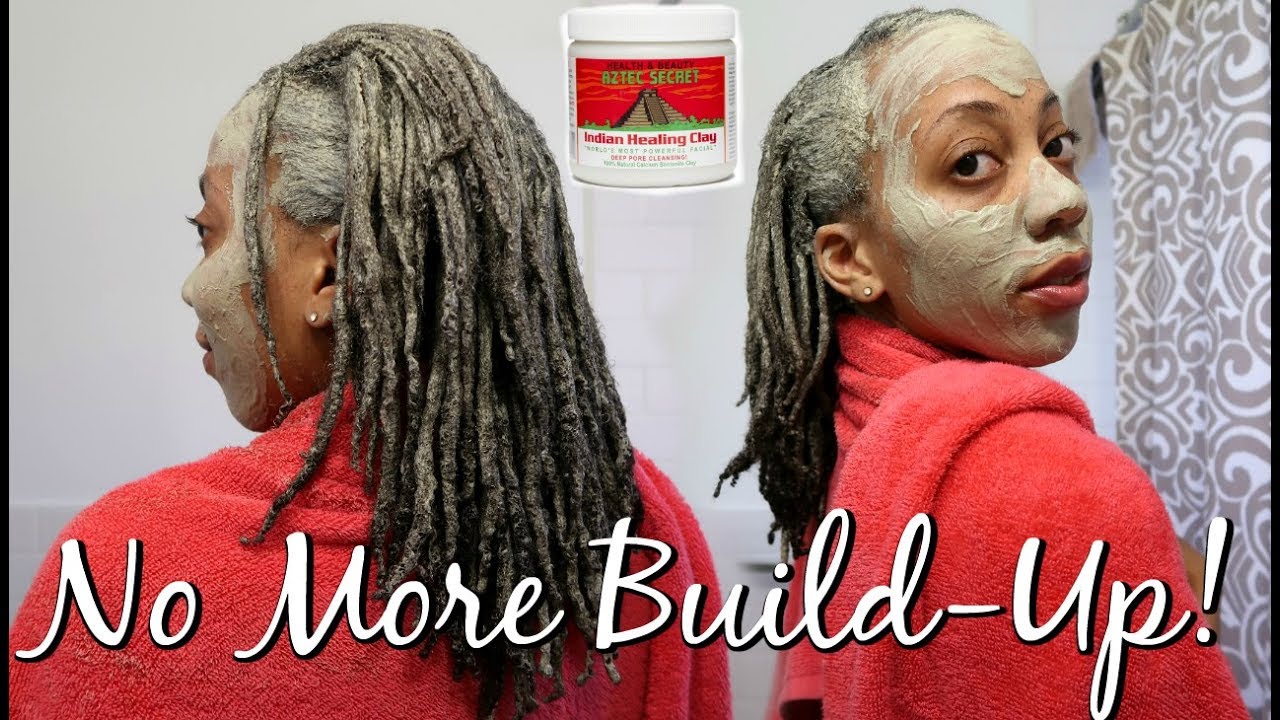 DIY CLAY HAIR MASK FOR BUILDUP ON LOCS | My Entire Experience