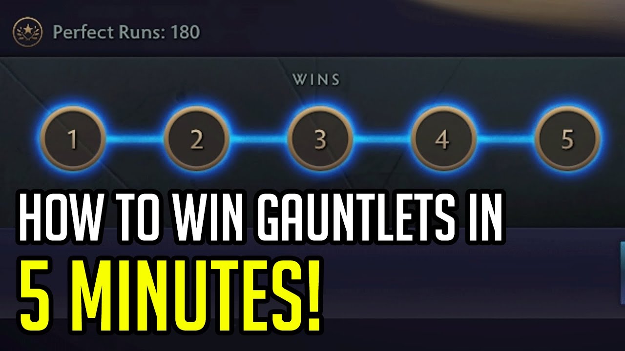 How to WIN a Draft Gauntlet in about 5 Minutes!