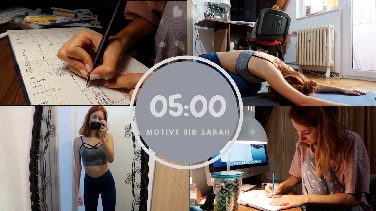 AŞIRI VERİMLİ SABAH RUTİNİ I HOLLY GABRIEL'IN SABAH RUTININI UYGULADIM!
