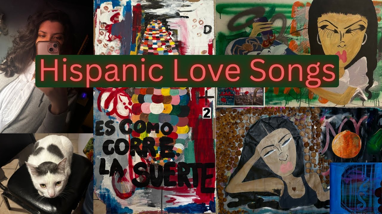 Hispanic Love Songs but you get so hypnotized and fall in love with my paintings you buy them...