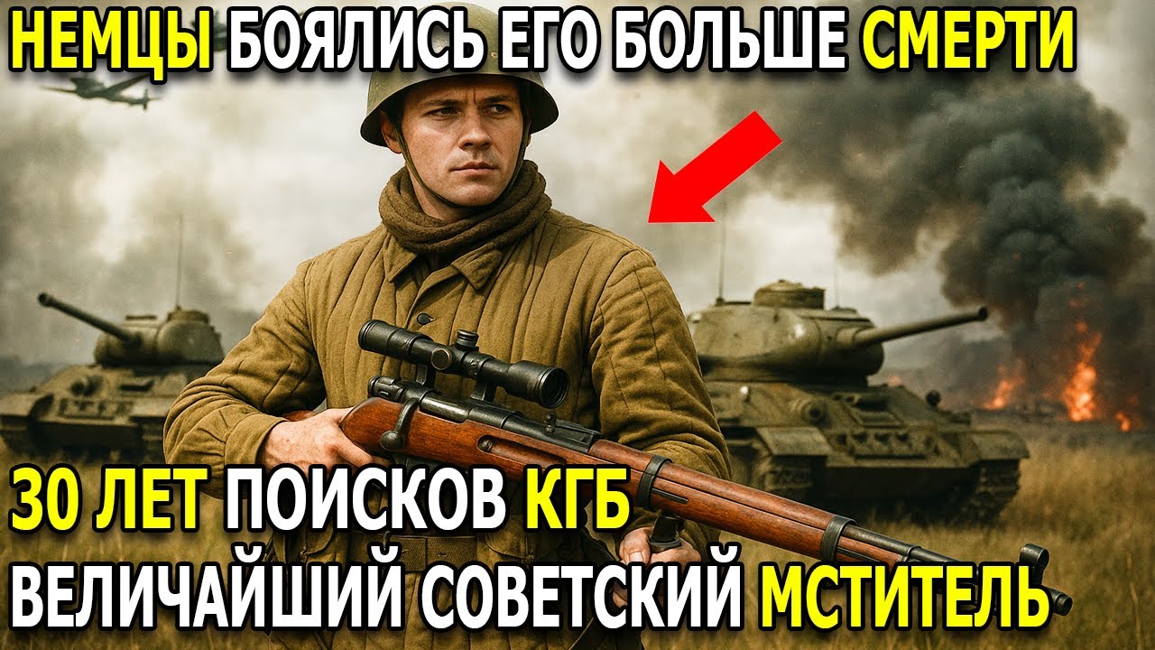 Советский снайпер, которого боялись немцы, а КГБ искало 30 лет