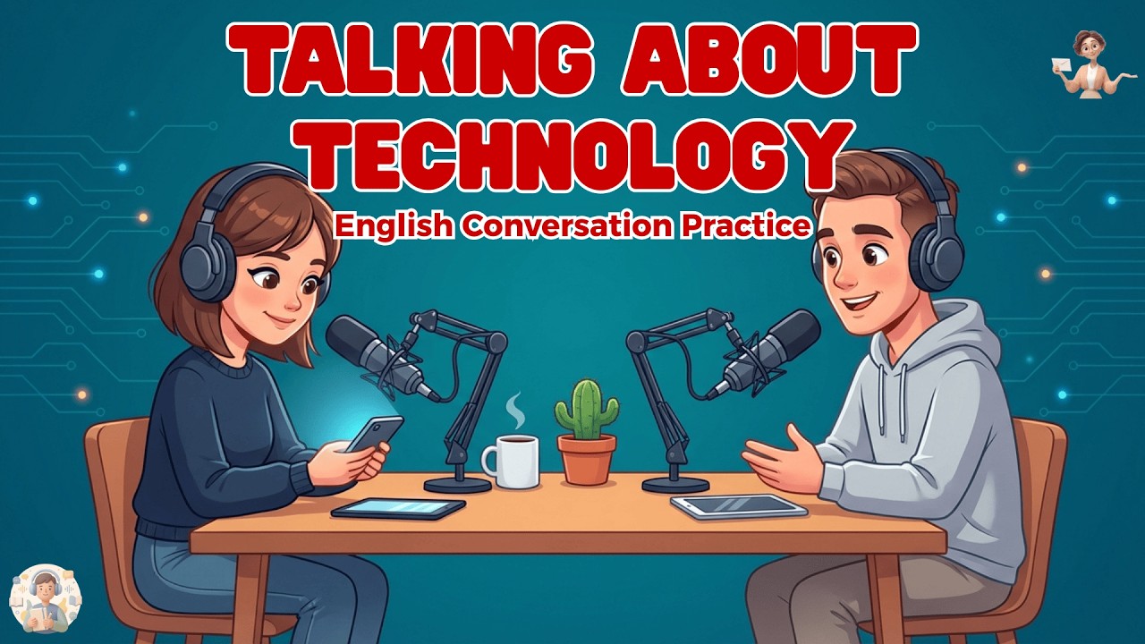 English Podcast For Easy English Conversation | Technology in Daily Life | Learn English Fast