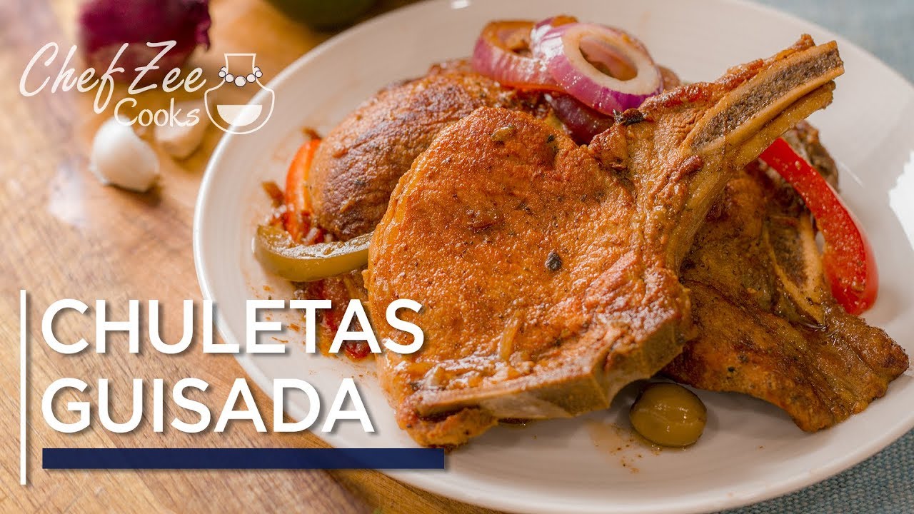 Chuletas Guisada Dominicanas | Dominican Pork Chops | Made To Order | Chef Zee Cooks