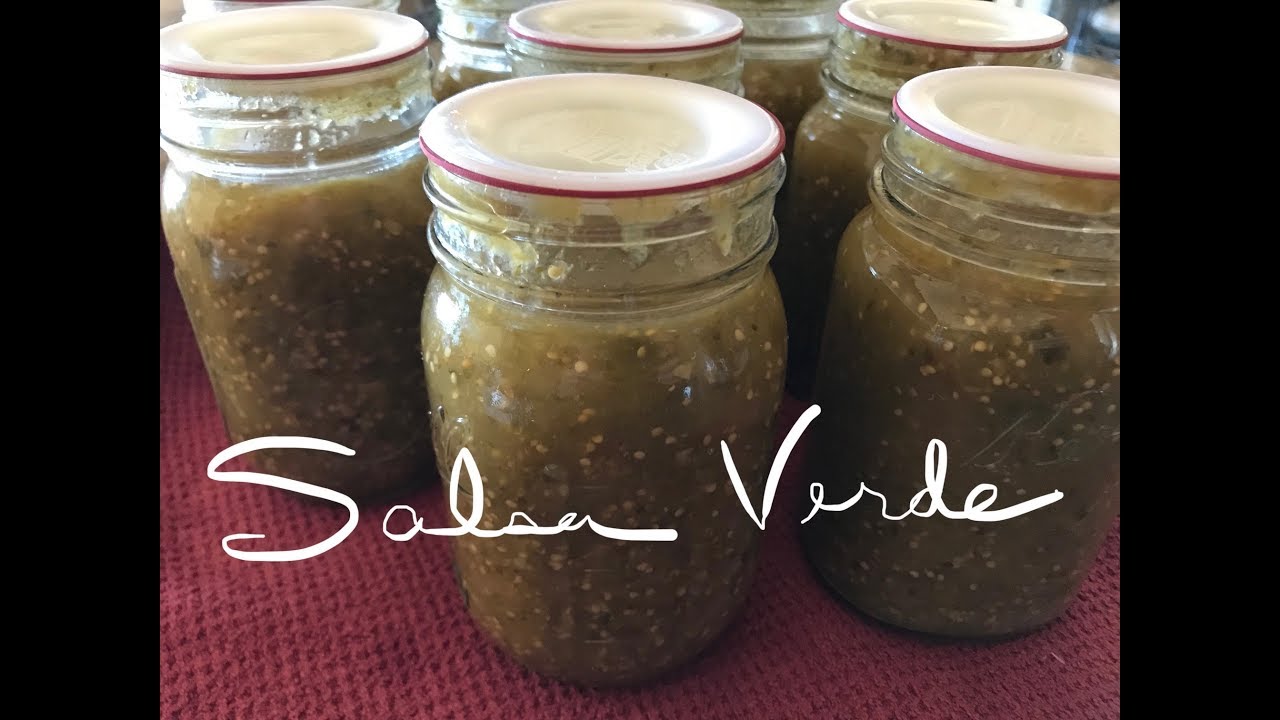 Salsa Verde - Garden to Canned