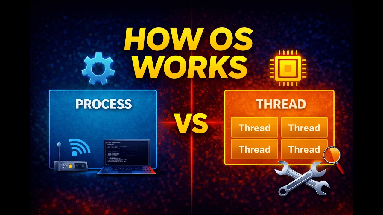 Process vs Thread Explained (Cyber Security Basics)