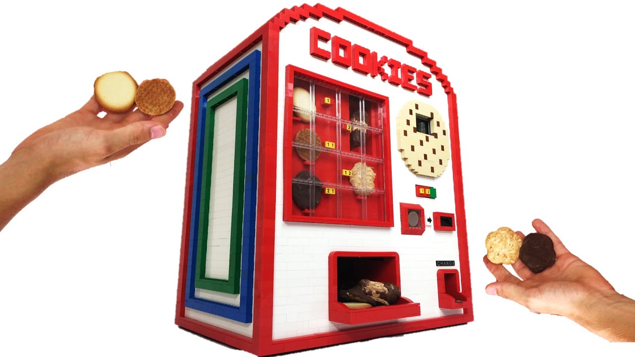 Giant LEGO Cookies Vending Machine