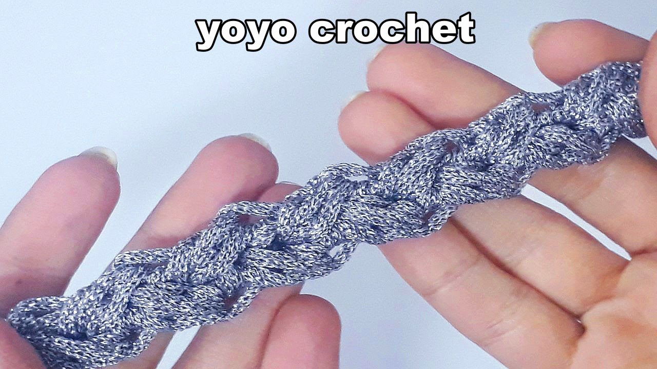 طريقة جديدة وسهلة لعمل يد شنطة كروشية / جميلة وسهلة التنفيذ / cord crochet bag#يويو كروشية#