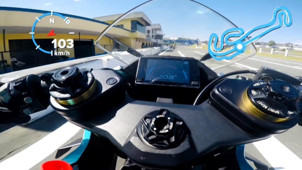 CFMOTO 300SR | CARMONA RACETRACK (RAW CLIP SESSION)