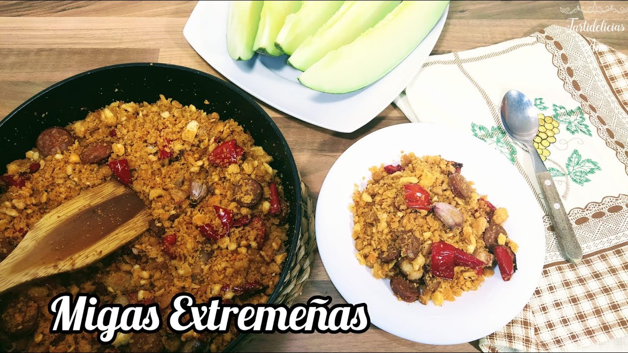 Auténticas MIGAS EXTREMEÑAS receta de Mi Abuela Ana | MIGAS DE PASTOR | MIGAS DE PAN