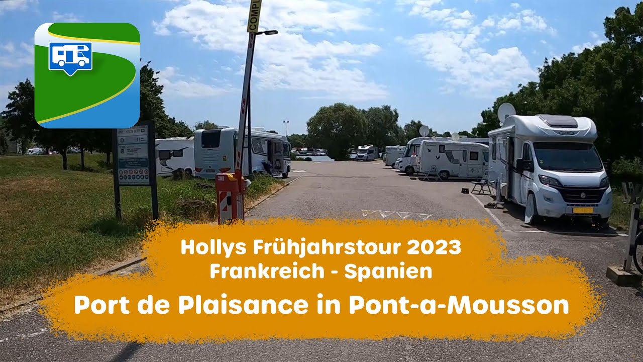 Port de Plaisance in Pont-a-Mousson (Frankreich) - Frühjahrstour 2023