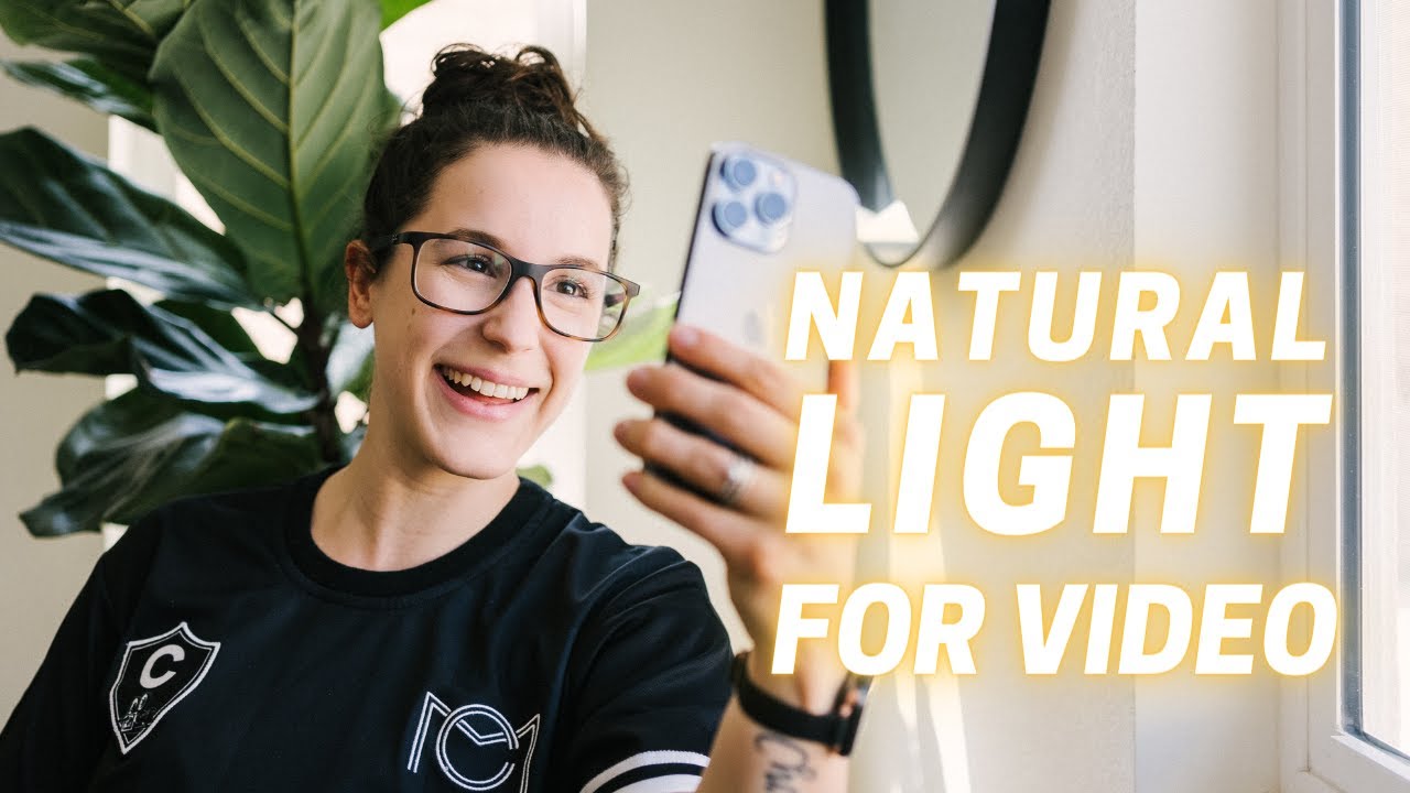 How To Shoot Videos of Yourself with iPhone Using Natural Light