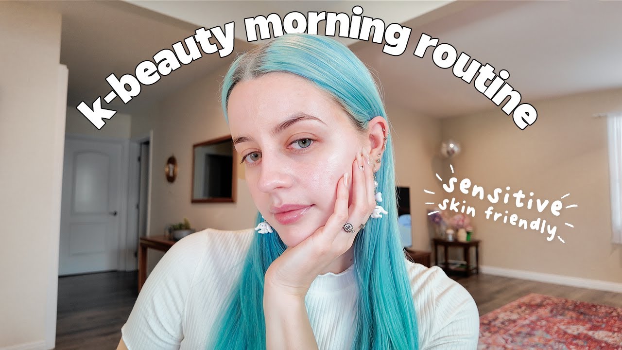 my 6-step k-beauty skincare morning routine ✨ sensitive skin friendly