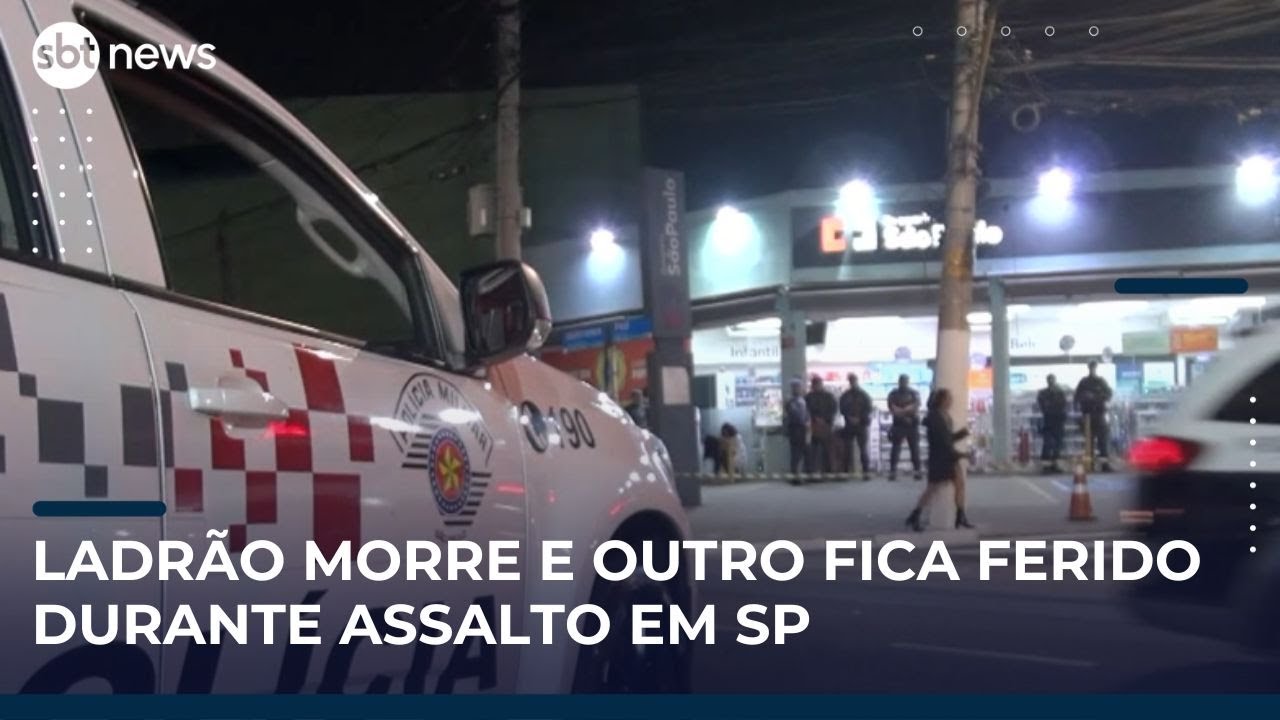 Farmácias são alvos de assalto na zona leste de SP | #SBTNews (08/05/25)