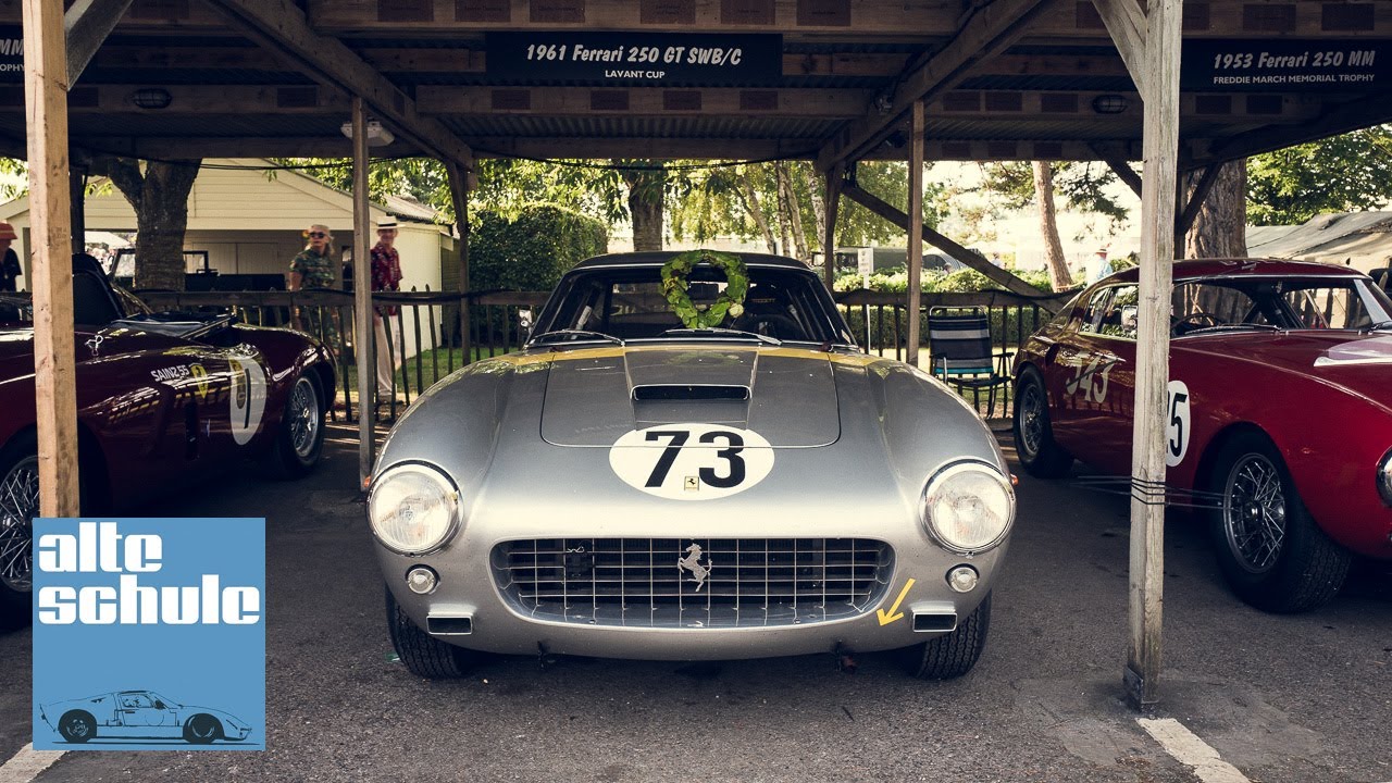 Ferrari 250 SWB racing at Goodwood Revival 2023! Driver: Emanuele Pirro (360°-Camera-View)