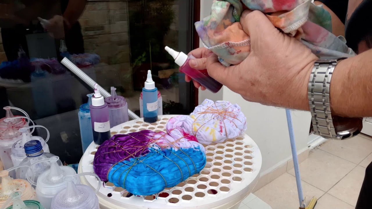 Batik Boyama duvar halısı (Tie Dye Tapestry)