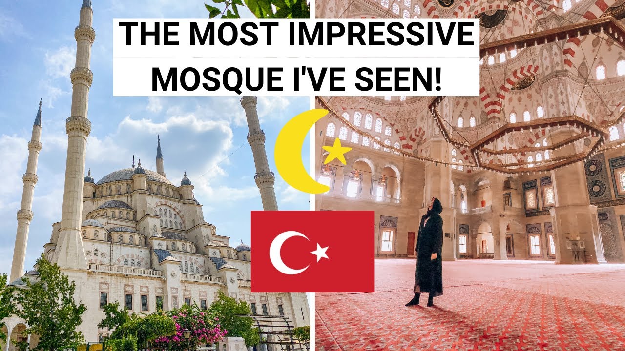 Turkey's 2nd Largest Mosque in Adana! Built with Islamic Mathematical Dimensions!